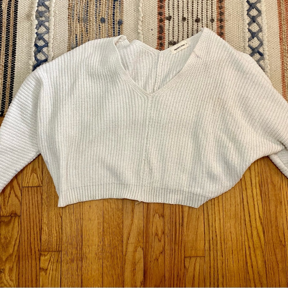 Soft white sweater